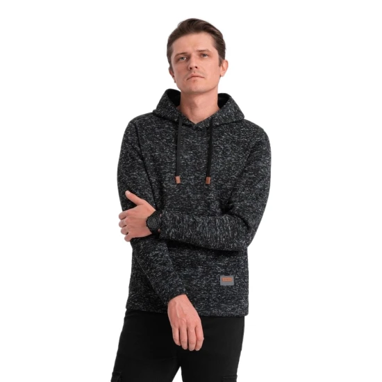 Vīriešu tumši pelēks džemperis ar kapuci One Džemperi ar kapuci