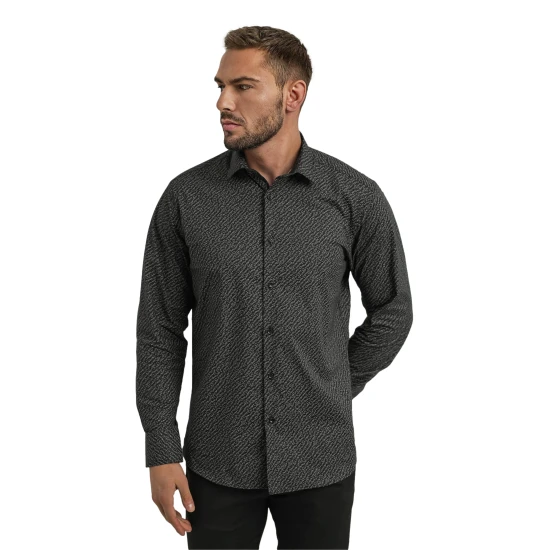 Vīriešu melns krekls Royal Krekli