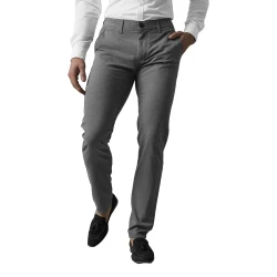 Vīriešu tumši pelēkas chino bikses Reno