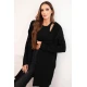 Sieviešu melns adīts džemperis ar kakla pildījumu Alison Sieviešu džemperi
