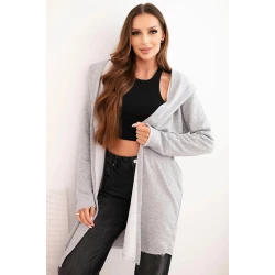 Sieviešu pelēks džemperis ar adatām Alison