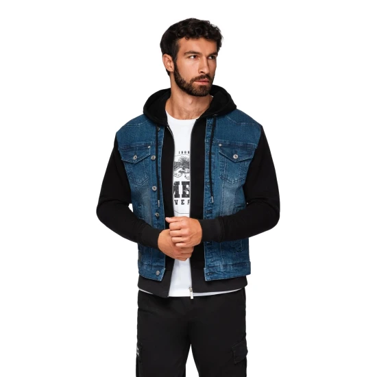 Vīriešu tumši zila džinsa jaka Ofen Rudens/Pavasaris