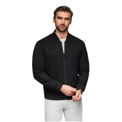 Vīriešu melna jaka Ornet