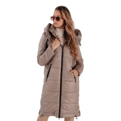 Sieviešu garā jaka Orvit tumši brūna