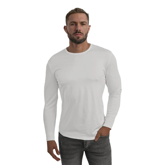 Vīriešu balts T-krekls Rojo Džemperi