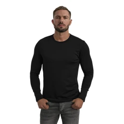 Vīriešu melns T-krekls Rojo