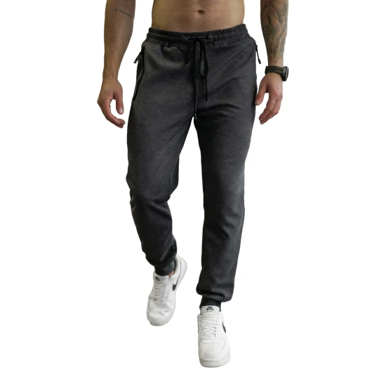 Vīriešu tumši pelēkas bikses Run Bikses
