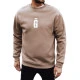 Vīriešu brūngans džemperis Gala Džemperi ar uzrakstiem