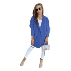 Sieviešu zils mēteļsegs Rita