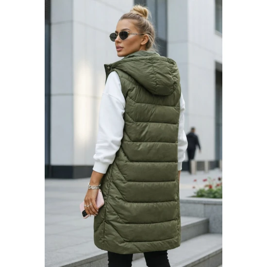 Sieviešu tumši zaļā izšūta veste Foxy Sieviešu vestes