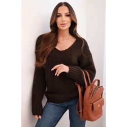 Sieviešu brūns kardigāns Elin