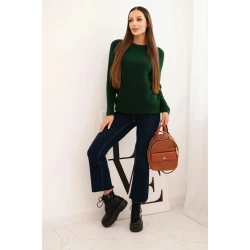 Sieviešu tumši zaļš džemperis Arol