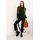 Women's dark green jumper Arol
