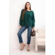 Sieviešu tumši zaļš džemperis Star