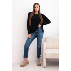 Sieviešu melns džemperis Star