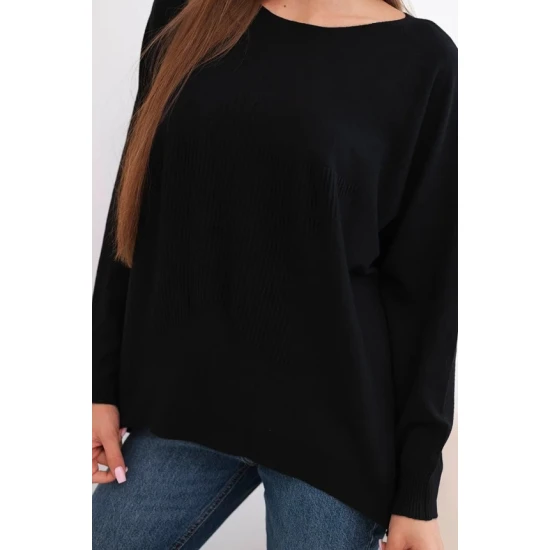 Sieviešu melns džemperis Star