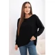 Sieviešu melns džemperis Star