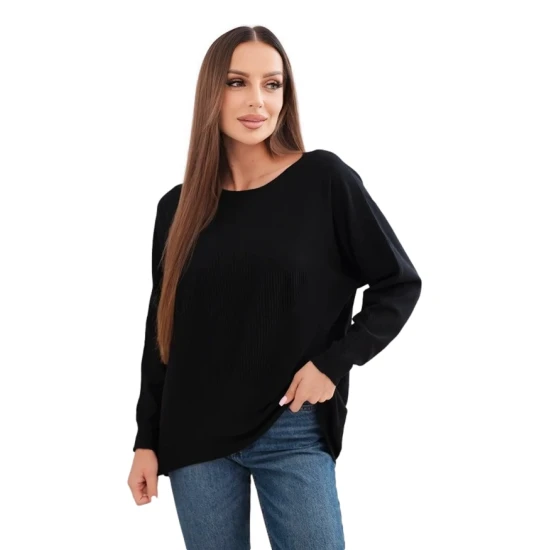 Sieviešu melns džemperis Star