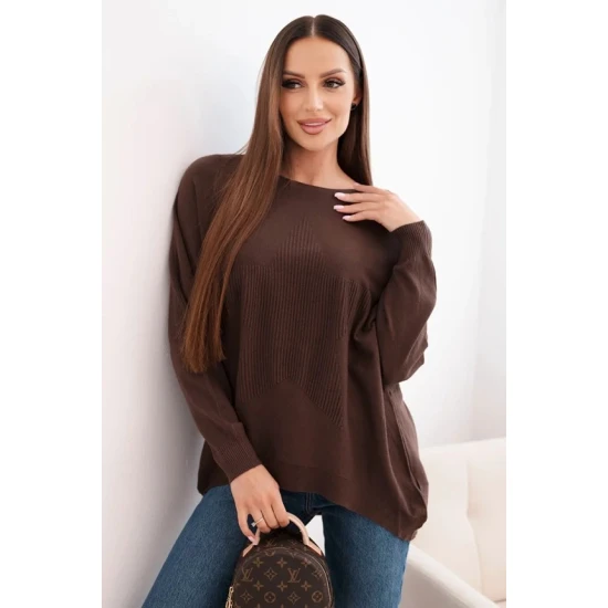 Sieviešu brūns džemperis Star
