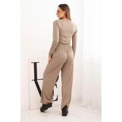 Sieviešu komplekts brūnā krāsā Bert