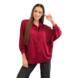 Sieviešu elegantā blūze bordo krāsā Amand