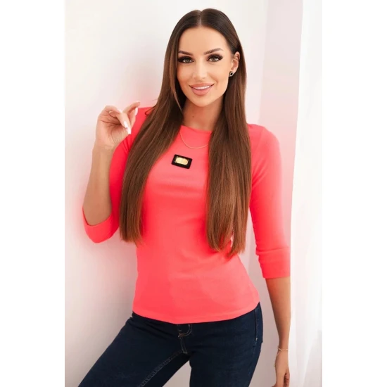 Sieviešu rozā neona blūze Carla