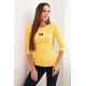 Sieviešu dzeltenā blūze Carla