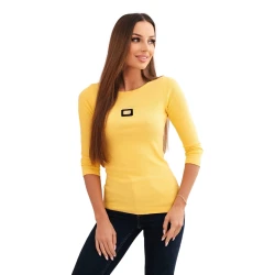 Sieviešu dzeltenā blūze Carla