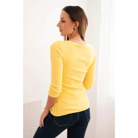 Sieviešu dzeltenā blūze Carla