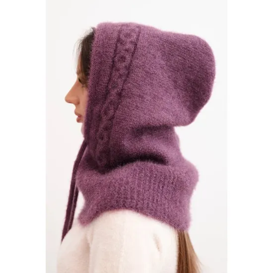 Women's purple cap Berlin