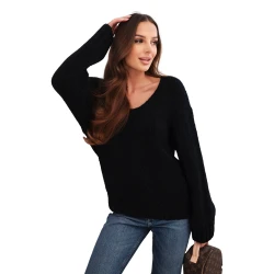 Sieviešu melns kardigāns Elin