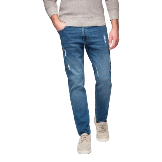 Vīriešu tumši zili džinsi Robi