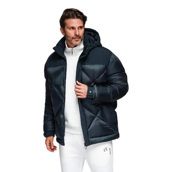 Vīriešu tumši zila Blake ziemas jaka