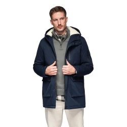 Vīriešu tumši zila ziemas jaka Elot