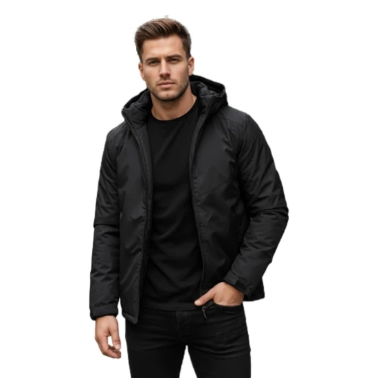 Vīriešu melna Falcon slēpošanas jaka