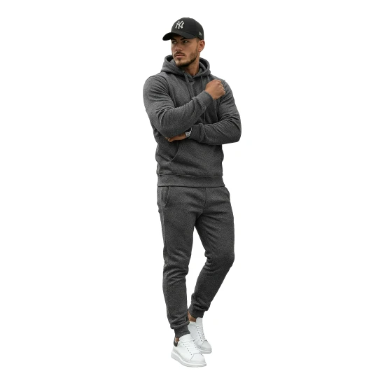 Tumši pelēks vīriešu treniņtērps Toni