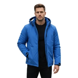 Vīriešu zilā Falcon slēpošanas jaka