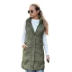 Sieviešu garā zaļā veste Lucy