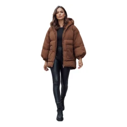 Sieviešu brūna jaka Orel