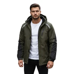 Vīriešu haki krāsas slēpošanas jaka Atlant