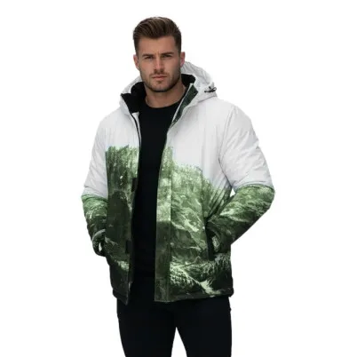 Vīriešu zaļa slēpošanas jaka Mount