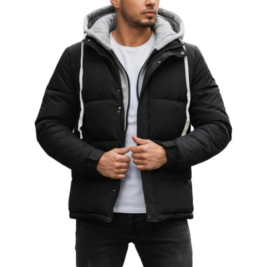 Vīriešu melna ziemas jaka Blaze Ziemas jakas