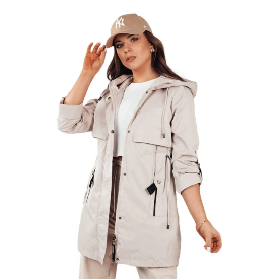 Gaiši pelēka dāmu jaka Moli