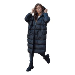 Sieviešu melna ziemas jaka Annika