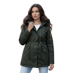 Sieviešu zaļā ziemas jaka Eris