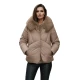 Sieviešu brūna ziemas jaka Lota