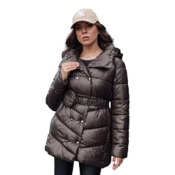 Sieviešu tumši brūna jaka Bloom