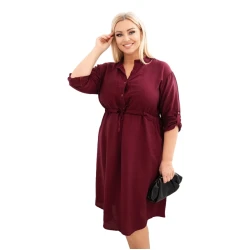 Sieviešu bordo krāsas kleita Eris