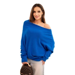 Sieviešu spilgti zils džemperis Anit