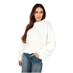 Sieviešu balts džemperis Fango